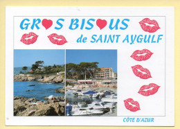 83. SAINT-AYGULF – 2 Vues / Gros Bisous / Cœur (animée) (voir Scan Recto/verso) - Saint-Aygulf