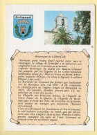 83. PORT-GRIMAUD – Historique De Grimaud – Blason – Parchemin (voir Scan Recto/verso) - Port Grimaud