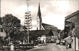 72430931 Bernau Chiemsee Motiv Maibaum Bernau - Autres & Non Classés