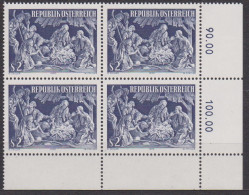 1970 , Mi 1349 ** (1) -  4er Block Postfrisch - Weihnachten - Neufs