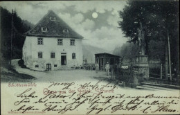 Clair De Lune CPA Schottersmühle Wiesenttal Fränkische Schweiz, Schottermühle, Kriegerdenkmal - Autres & Non Classés