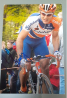 Autographe Beat Zberg Rabobank - Cycling