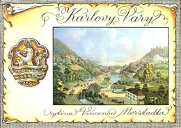 72430676 Karlovy Vary Od Chebske Silnice Vincenc Morstadt 1836 Dobovy Rytina Kue - Tchéquie