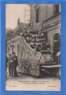 41 LOIR ET CHER - VENDOME Grande Semaine 1923, Char De La Reine Des Moissons, Prise Devant La Gare (voir Description) - Vendome