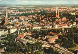 72430660 Luebeck Innenstadt Holstentor Kirche Fliegeraufnahme Luebeck - Luebeck