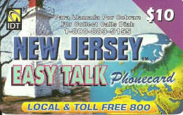 USA: Prepaid IDT - New Jersey Easy Talk - Andere & Zonder Classificatie