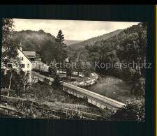 72430584 Treseburg Harz Teilansicht Luftkurort Partie Am Fluss Bruecke Treseburg - Sonstige & Ohne Zuordnung