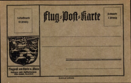 CPA Flug-Postkarte, Flugpost Am Rhein Und Main, Beförderung Duch Postluftschiff Schwaben - Autres & Non Classés