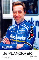 CYCLISME: CYCLISTE : JO PLANCKAERT - Cyclisme