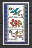 Cook Islands 1980 Rotary MS MNH - Rotary, Club Leones