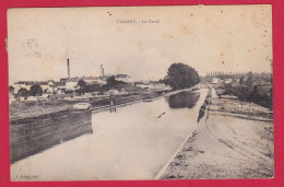 AB691  71 SAONE ET LOIRE CHAGNY LE CANAL  BATELLERIE PENICHE - Chagny