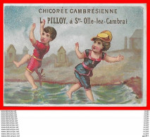 CHROMOS.  Chicorée CAMBRAISIENNE. L. Pilloy.  Les Baigneurs Et Le Crabe...S1073 - Thee & Koffie