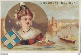 CHROMOS.  Chocolat DEVINCK.  Bouches Du Rhône. Marseille...S4016 - Otros & Sin Clasificación