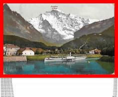 CPA INTERLAKEN (Suisse)  Schiffeinfahrt In Interlaken Mit Blick Auf Heimwehfluh...CO1648 - Interlaken