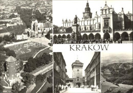 72430204 Krakow Krakau Wawel Sukiennice I Pomnik Adama Mickiewicza Brama Florian - Polen