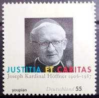 Germany 2007, Justitia Et Caritas - Joseph Kardinal Höffner, MNN Single Stamp - Ungebraucht