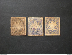 GERMANY ALLEMAGNE DEUTSCHLAND BAVARIA BAYERN 1876 Coat Of Arms - Value In "PFENNIG" - Usados