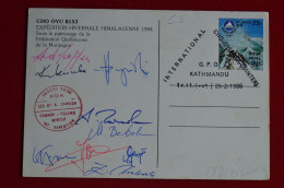 Signed Kukuczka Zawada +7 Climbers Polish Winter Expedition Cho Oyu 84-85 Himalaya Mountaineering  Escalade  Alpiniste - Sportifs