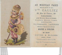 CHROMOS. Habillements " AU NOUVEAU PARIS " Vve GAULIEZ (Paris)  Rubis...S2896 - Andere & Zonder Classificatie