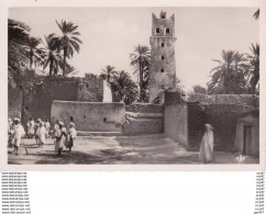 CPSM/pf  BISKRA (Algérie) ..Vieux Biskra, Mosquée De Sidi-Mousso, Animé. ..C258 - Biskra