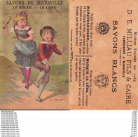 CHROMOS. Savons Blancs. D.E. MILLIAU FILS & CAIRE.  Au Galop. ..D194 - Autres & Non Classés