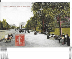 CPA (75) PARIS.  Avenue Du Bois De Boulogne, Animé, Promenade Des Nurse Avec Les Landaus. ..I 679 - Otros & Sin Clasificación