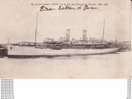 CPA BATEAUX  Paquebot   "ASIE"  De La Cie Des Chargeurs Réunis. ...D156 - Steamers