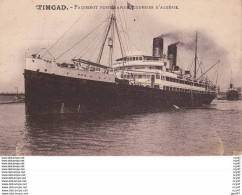 CPA BATEAUX    Paquebot  "TIMGAD"  Poste-rapide, Courrier D'Algérie. ...D167 - Paquebote