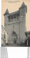 CPA (47)  VILLEREAL.  L'église (XIIe Siècle), Animé. ..G733 - Autres & Non Classés