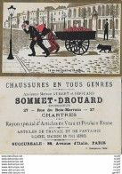 CHROMOS. Magasins De Chaussures "SOMMET-DROUARD" Chartres. Le Marchand Des 4 Saisons...S3181 - Autres & Non Classés