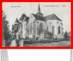 CPA (10) MAILLY-le-CAMP.  Trouan-le-grand, L'église, Le Curé...S597 - Mailly-le-Camp