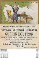 CHROMOS. Chocolat GUERIN-BOUTRON (Paris)   Se Creuser La Tête !...S2741 - Guérin-Boutron