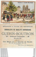 CHROMOS. Chocolat GUERIN-BOUTRON (Paris)   Le Chariot Pour Arbres...S2724 - Guerin Boutron