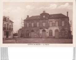 CPA (14) LITTRY-les-MINES.  La Mairie, Cloches, Horloge ...T637 - Other & Unclassified