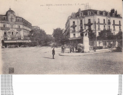 CPA (21)  DIJON.  Avenue De La Gare, Hôtel Morot Et Le Terminus, Animé. ...T613 - Dijon