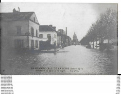 CPA (75) PARIS.  Inondations De 1910.  Quai De La Rapée, Carte Photo . ..I 650 - Inondations De 1910