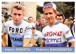 CYCLISME: CYCLISTE :JACQUES ANQUETIL - FEDERICO BAHAMONTES - Ciclismo