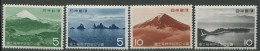 Japan:Unused Stamps Serie Mountains And Nature Views, 1962, MNH - Neufs