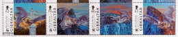 Gibraltar 2017, WWF - Bats Of Gibraltar, MNH Stamps Strip - Gibilterra