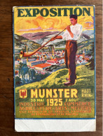 MUNSTER - RARE - Exposition Du 30 Mai Au 2 Août 1925 - 23ème Expo Travaux Apprentis Compagnons Maîtres - 15/06/1925 - Munster