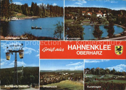 72429766 Hahnenklee-Bockswiese Harz Kuttelbacher Teich Kuranlagen Bocksberg Seil - Goslar