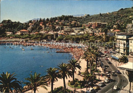 72429398 Rapallo Panorama Strand Uferpromenade Rapallo - Autres & Non Classés