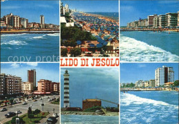 72429222 Lido Di Jesolo Panorama Strand Leuchtturm  - Altri & Non Classificati