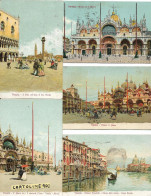 Veneto-venezia Animatissime Cards Primi 900 (cartoline Numero Cinque) Venice City Animated First 900 (cards Number Five) - Venezia (Venedig)