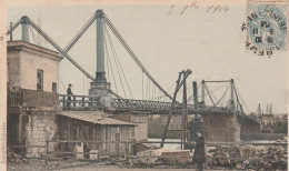 ELBEUF LE PONT SUSPENDU 1904 TBE - Elbeuf