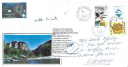 Letter To SINGAPORE, From ANDORRA, During Epidemic COVID19,return To Sender, 3 Pictures, Front & Back Cover - Singapore (1959-...)