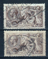 GRANDE BRETAGNE - TIMBRE N° 153 X 2 - OBLITERES - Used Stamps