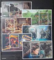 New Zealand 2021, Lord Of Rings, Six MNH S/S - Ongebruikt