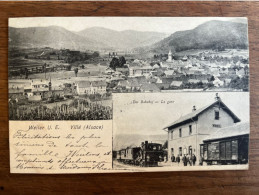 WEILER - VILLE  - Der Bahnhof - La Gare - A Circulé Le 19/07/1904 - Other & Unclassified