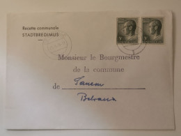 Enveloppe, Recette Communale Stadtbredimus, Oblitéré Oetrange 1976 - Used Stamps